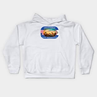 California, San Francisco City, USA Kids Hoodie